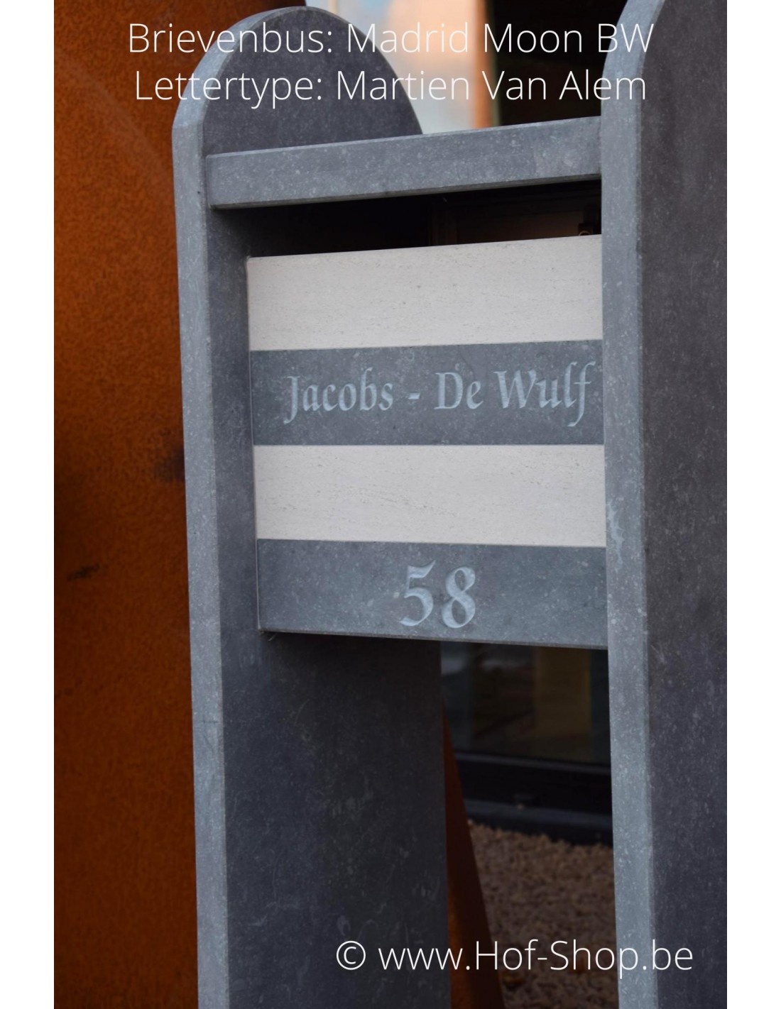 roterend Verkeerd Cumulatief Gravure: huisnummer en naam op brievenbus